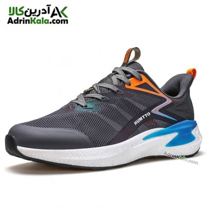 کفش رانینگ و دویدن هامتو مدل 340593A-2 رنگ خاکستری تیره/سفید