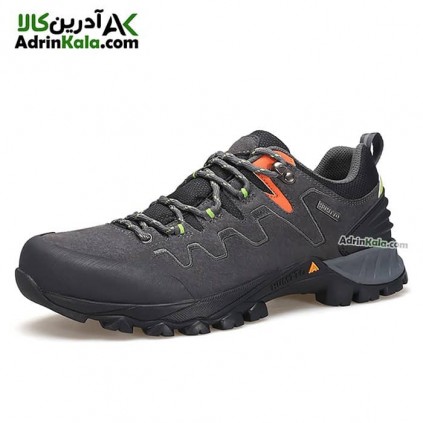 کفش پیاده روی مردانه هامتو مدل 130552A-1 رنگ خاکستری تیره