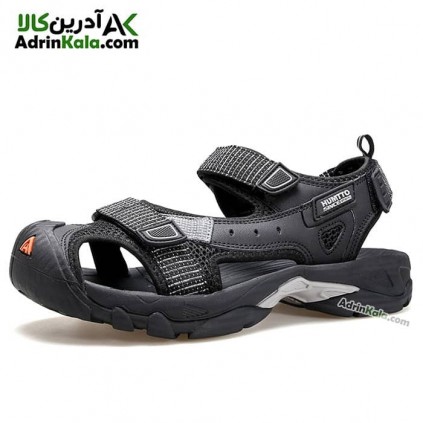 کفش صندل جلو بسته مردانه هامتو مدل 740093A-1 رنگ مشکی