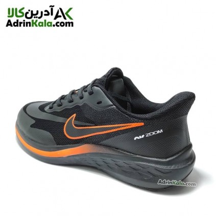 کفش رانینگ مردانه ایر زوم رنگ مشکی/نارنجی