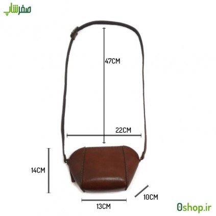 کیف دوشی زنانه چرم صفرشاپ N25