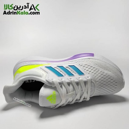 کفش پیاده روی و دویدن زنانه آدیداس مدل eq21 run رنگ سفید/سبز
