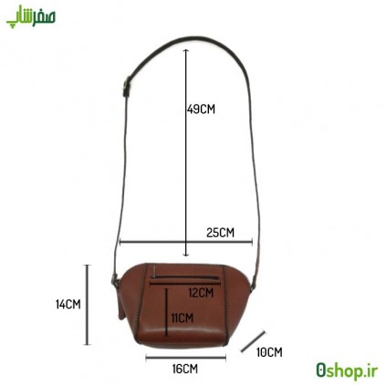 کیف دوشی زنانه چرم صفرشاپ کد N25+1