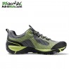 کفش رانینگ مردانه هومتو مدل humtto 120490A-3 بند دیسکی رنگ خاکستری/سبز