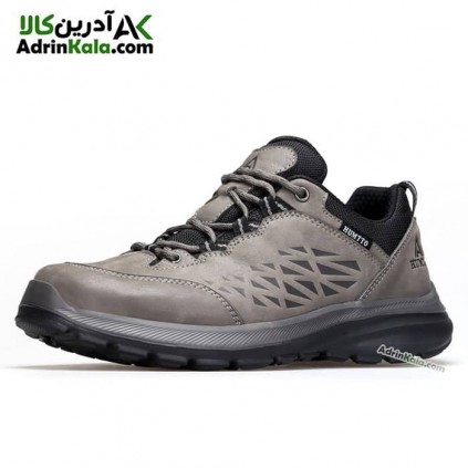 کفش چرم مردانه اسپرت هامتو مدل 340614A-2 رنگ خاکستری تیره