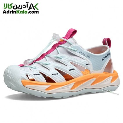 صندل زنانه هامتو مدل 730508B-7 رنگ طوسی/نارنجی