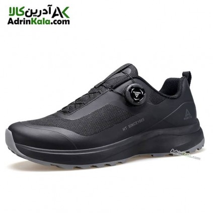 کفش پیاده روی مردانه هامتو 330174A-1 بند دیسکی رنگ مشکی