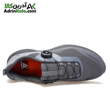 کفش رانینگ مردانه هومتو مدل humtto 330174A-2 بند دیسکی رنگ خاکستری