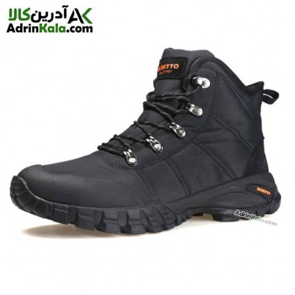 کفش پیاده روی ساقدار زنانه هامتو مدل 220281B-1 رنگ مشکی