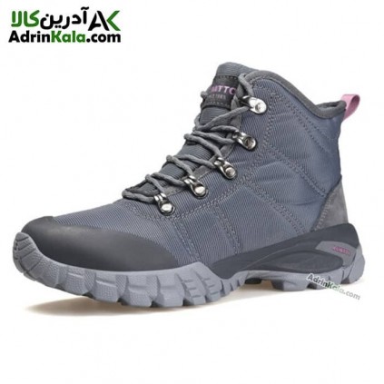 کفش پیاده روی ساقدار زنانه هامتو مدل 220281B-2 رنگ خاکستری تیره