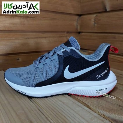 کفش پیاده روی مردانه نایک ایر زوم اسپید ایکس رنگ مشکی/طوسی
