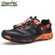 کفش پیاده روی مردانه هامتو مدل 630551A-1 رنگ مشکی/نارنجی