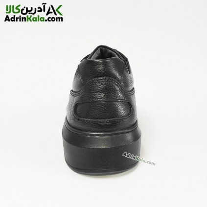 کفش چرم اسپرت مردانه شمس مدل Light2 رنگ میلینگ مشکی
