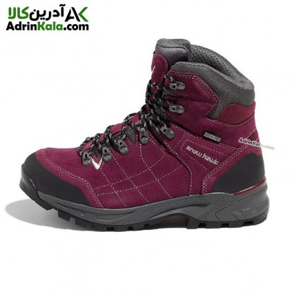 کفش کوهنوردی زنانه SNOW HAWK مدل روژان رنگ قرمز