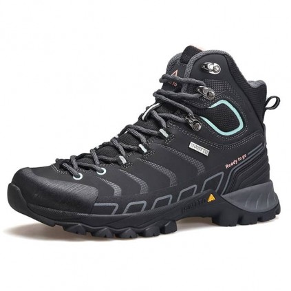 کفش زنانه هامتو مدل 240246B-1 رنگ خاکستری تیره