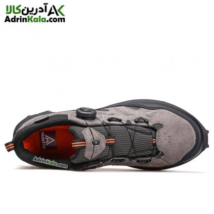 کفش طبیعت گردی مردانه هومتو مدل humtto 140436A-2 بند دیسکی رنگ طوسی روشن