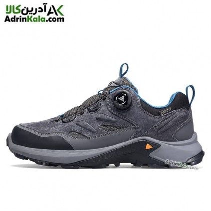 کفش پیاده روی مردانه هامتو مدل 140436A-1 بند دیسکی رنگ خاکستری تیره