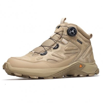 کفش مردانه هامتو کد 240351A-4 بند دیسکی رنگ خاکی روشن