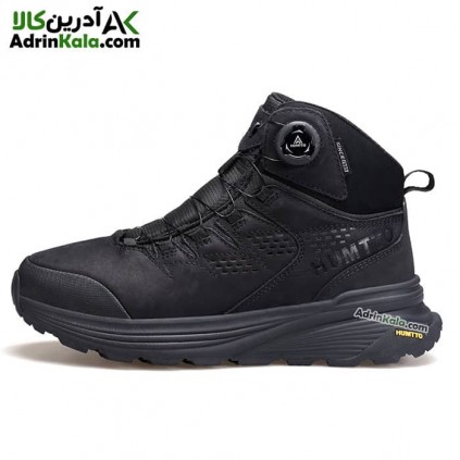 کفش پیاده روی مردانه هامتو کد 240217A-1 بند دیسکی رنگ مشکی