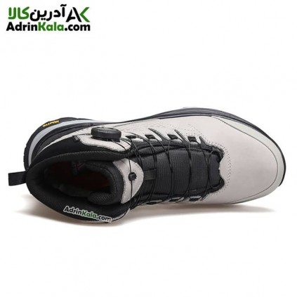 کفش طبیعت گردی مردانه هومتو کد humtto 240217A-3 بند دیسکی رنگ طوسی روشن