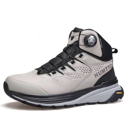 کفش مردانه هامتو کد 240217A-3 بند دیسکی رنگ طوسی روشن