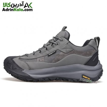 کفش پیاده روی مردانه هامتو مدل 340206A-2 رنگ خاکستری تیره