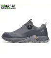 کفش پیاده روی مردانه هامتو کد 2-140660A بند دیسکی رنگ خاکستری