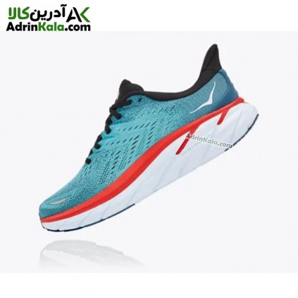 کفش پیاده روی مردانه هوکا M clifton 8 کد 1119393 رنگ سبزآبی