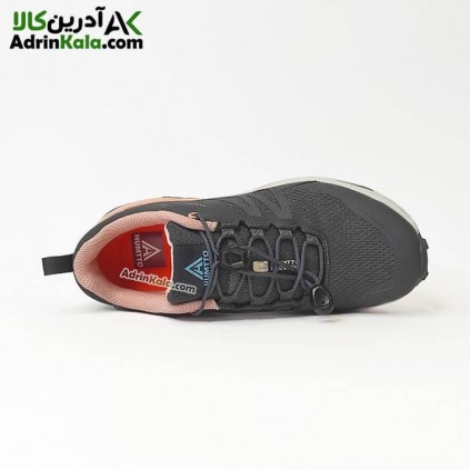 کفش رانینگ زنانه هامتو مدل 340566B-3 رنگ خاکستری تیره/صورتی