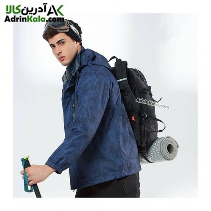 کاپشن طبیعت گردی دو پوش هامتو مردانه کد 20103A-4 رنگ سرمه ای