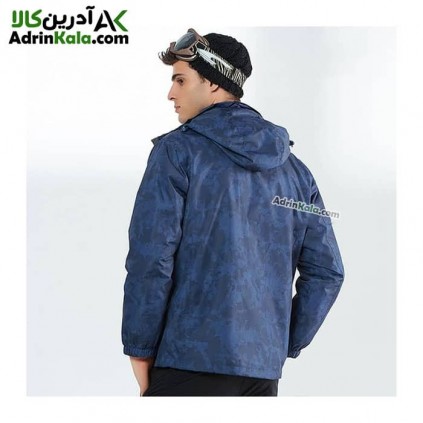کاپشن مسافرتی دو پوش هامتو مردانه کد 20103A-4 رنگ سرمه ای
