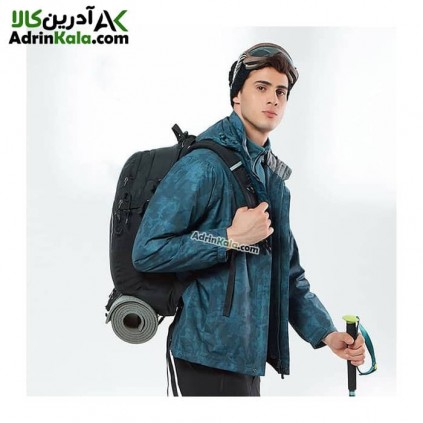 کاپشن طبیعت گردی دو پوش هامتو مردانه کد 20103A-5 رنگ سبزآبی