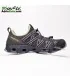 کفش طبیعت گردی مردانه هومتو مدل humtto 610049A-14 رنگ خاکستری تیره