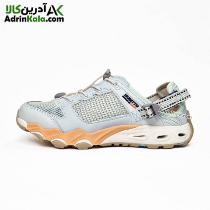 کفش پیاده روی صندل زنانه هامتو مدل 630101B-6 رنگ آبی یخی