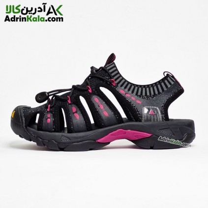 صندل پیاده روی زنانه هامتو مدل 710096B-3 رنگ مشکی/صورتی