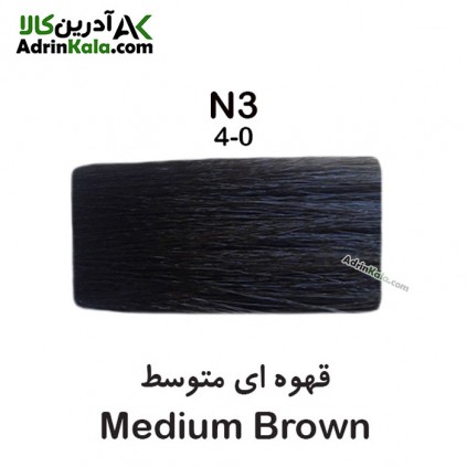 رنگ موی پادینا با حجم 50 میلی قهوه ای متوسط