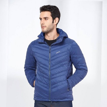 خرید کاپشن پر مردانه هامتو کد 20224A-2 رنگ سرمه ای