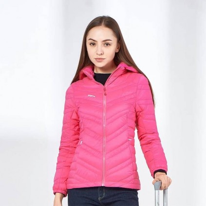 خرید کاپشن پر لایت زنانه هامتو کد 20224B-1 رنگ سرخابی