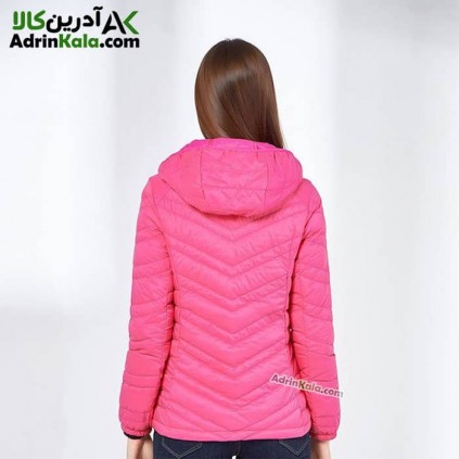کاپشن زنانه پر لایت هامتو کد 20224B-1 رنگ سرخابی