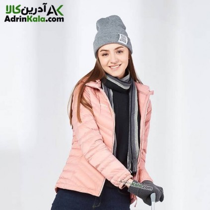 کاپشن کوهنوردی پر لایت زنانه هامتو کد 20224B-3 رنگ گلبهی