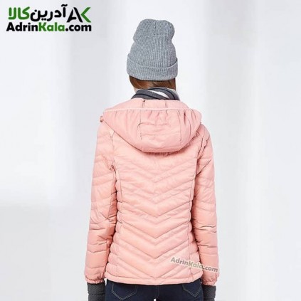 کاپشن زنانه پر لایت هامتو کد 20224B-3 رنگ گلبهی