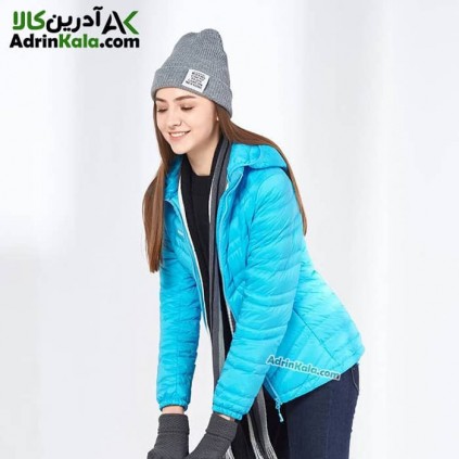 کاپشن طبیعت گردی پر لایت زنانه هومتو کد humtto 20224B-4 رنگ آبی