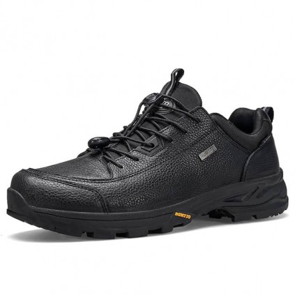 کفش چرم مردانه هامتو مدل 330163A-1 رنگ مشکی