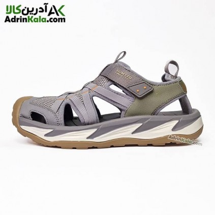 صندل پیاده روی مردانه هامتو کد 740977A-5 رنگ طوسی/سبز