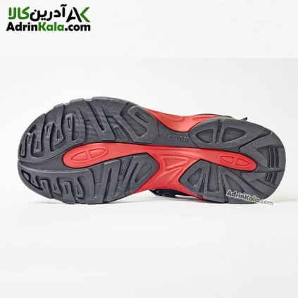 صندل هامتو مردانه مدل 10-9601 رنگ مشکی/خاکستری تیره