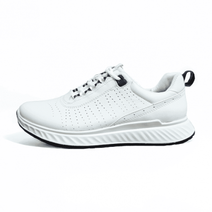 کفش چرم زنانه هامتو مدل 330973B-2 رنگ سفید