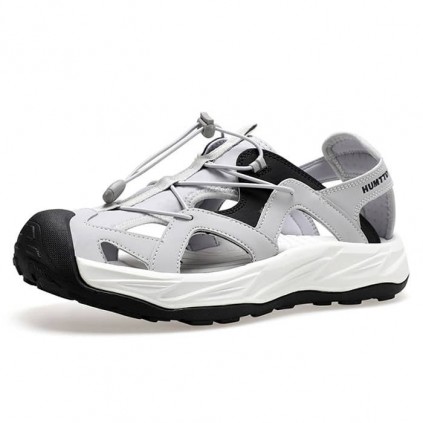 صندل مردانه هامتو مدل 740086A-2 رنگ طوسی