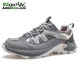 کفش پیاده روی مردانه هامتو مدل 150226A-3 رنگ خاکستری تیره