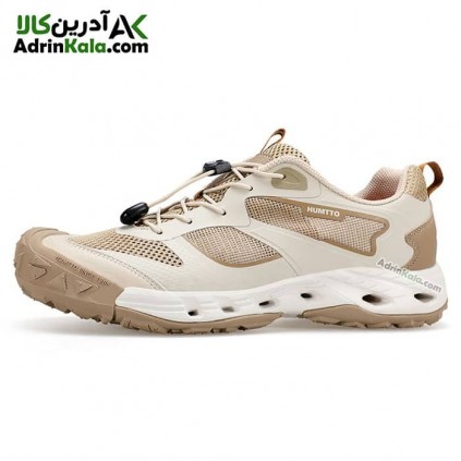 کفش پیاده روی تابستانه مردانه هامتو مدل 650123A-1 رنگ طوسی/بژ