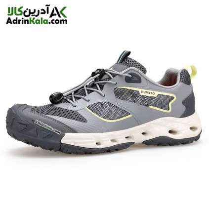 کفش پیاده روی تابستانه مردانه هامتو مدل 650123A-3 رنگ خاکستری تیره